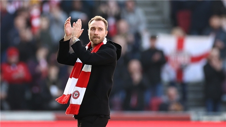 Brentford midfielder Christian Eriksen steps up recovery with friendly assists
