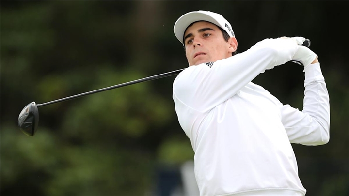 Joaquin Niemann survives early stumble and late scare for wire-to-wire victory