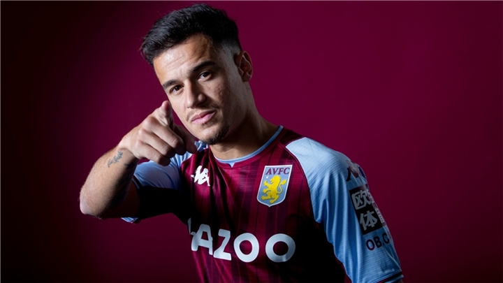 Philippe Coutinho completes Aston Villa loan move
