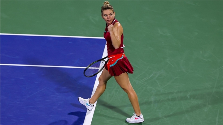 Simona Halep advances to second round of Dubai Duty Free tennis championships