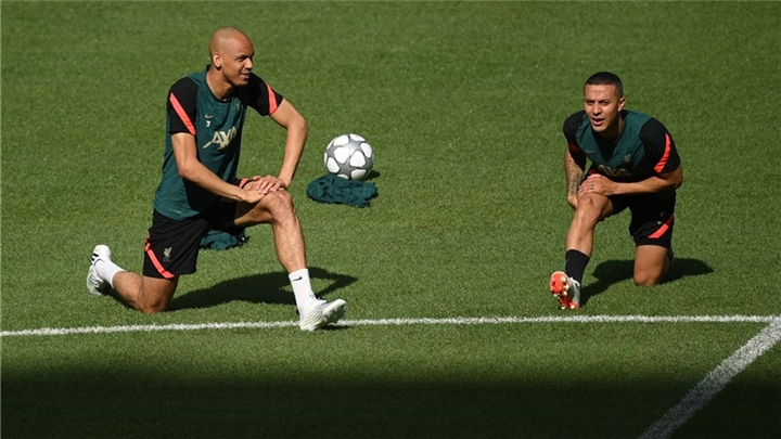 Fabinho, Thiago start for Liverpool in Champions League final