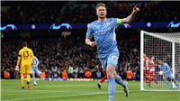 De Bruyne gives Man City slender lead over stubborn Atletico
